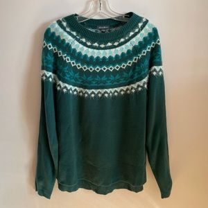 Eddie Bauer Fair Aisle Sweater Size M NEW